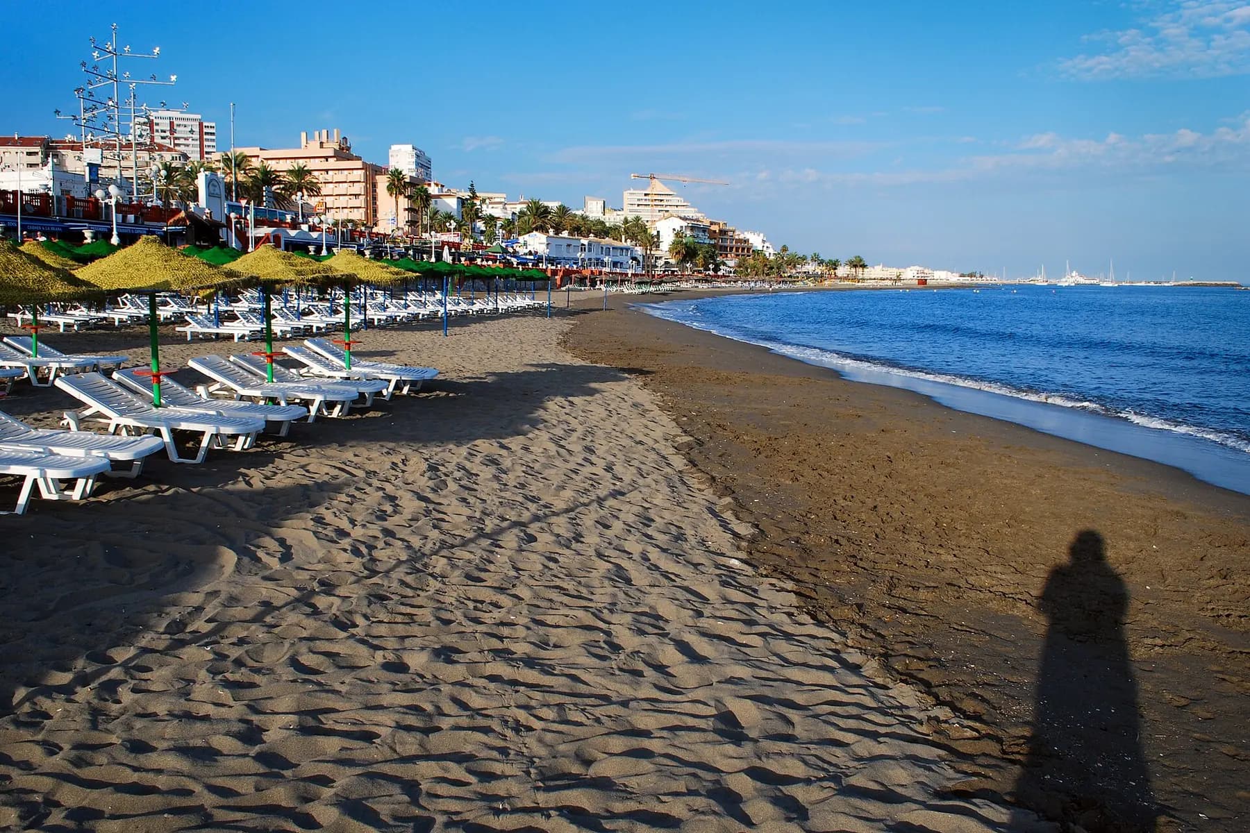 Benalmádena coastline on the Costa del Sol